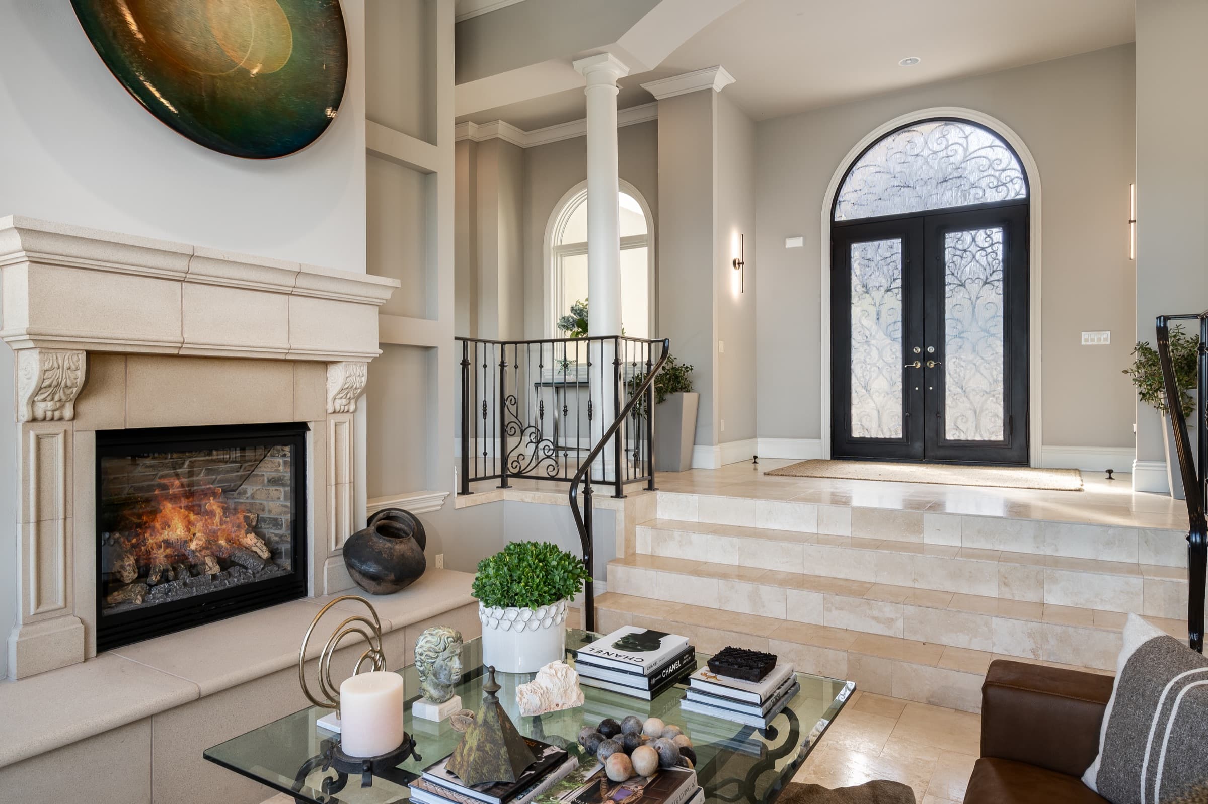 Living room, 10 Canterbury Drive.